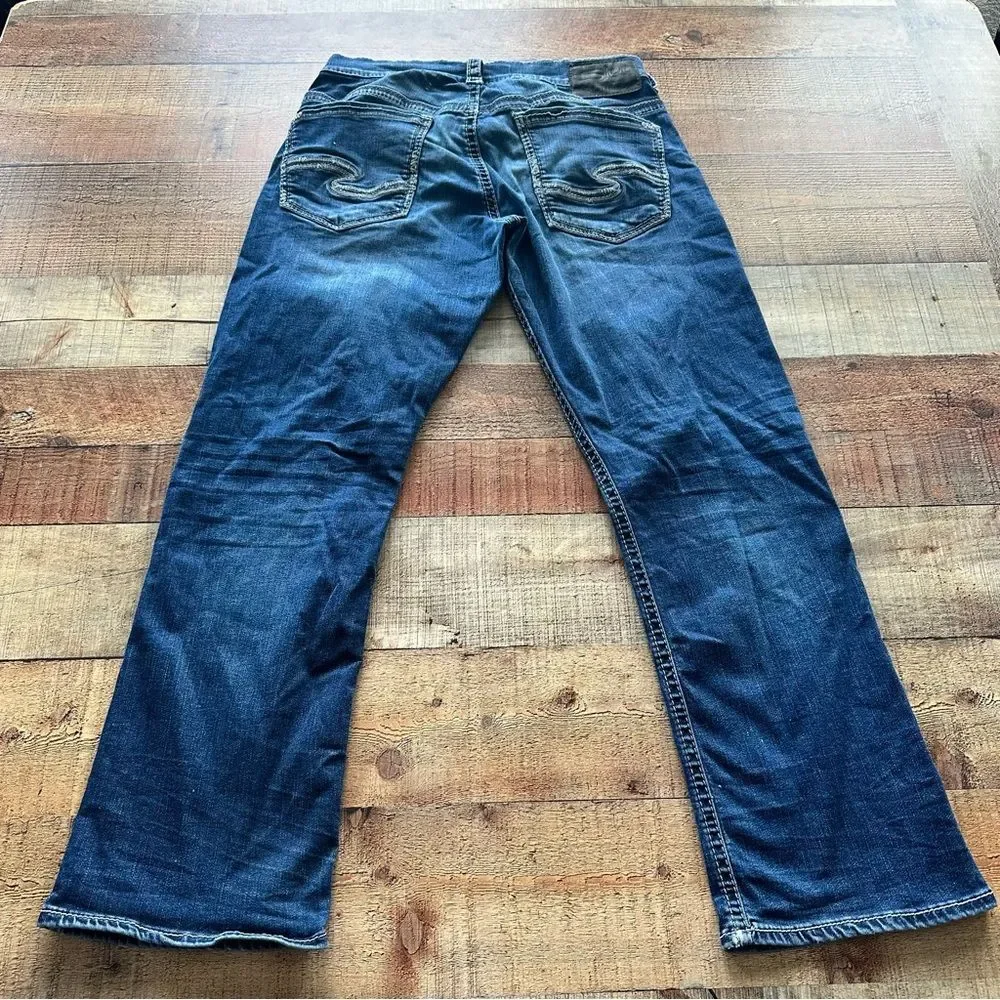 Silver Jeans Gordie style Men's Dark Blue Bootcut Jeans 28x30